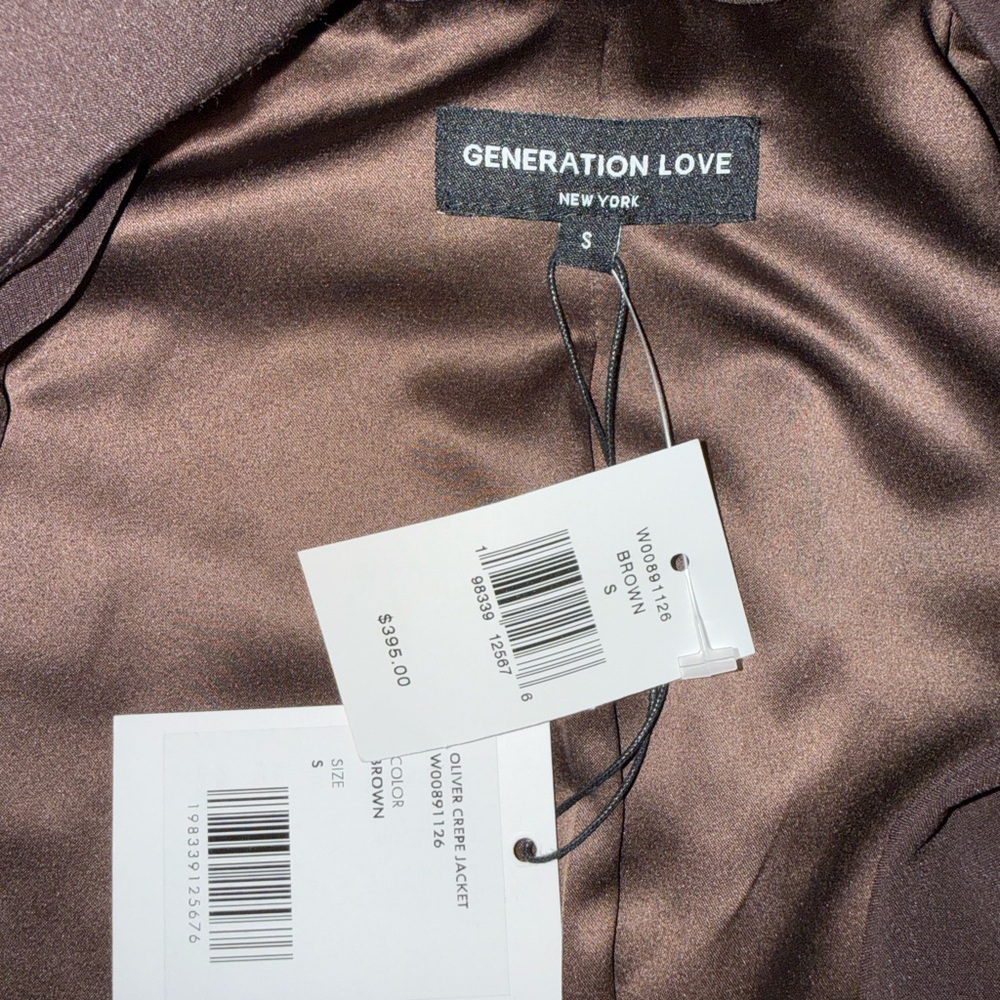 Generation Love Brown Blazer with Gold Buttons - Picture 8 of 8